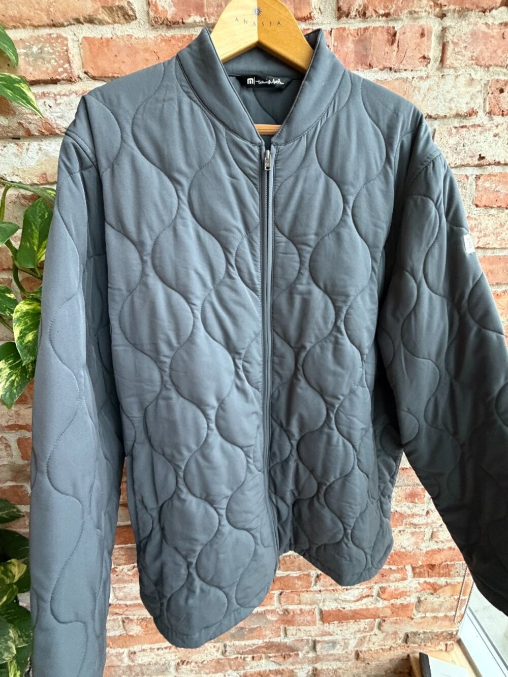 Travis Mathew Golf Jacket Mens Quilted City Come What May